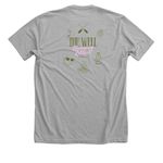 Retreat Cropped Sweatshirt, a Athletic Heather Premium Unisex Tee (back-view)