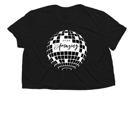 Utah Miss Amazing&nbsp;, a Black Women?s Flowy Cropped Tee