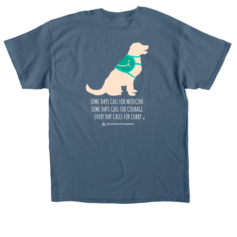 Welcome Curry-Age, a Indigo Blue Classic Unisex Tee