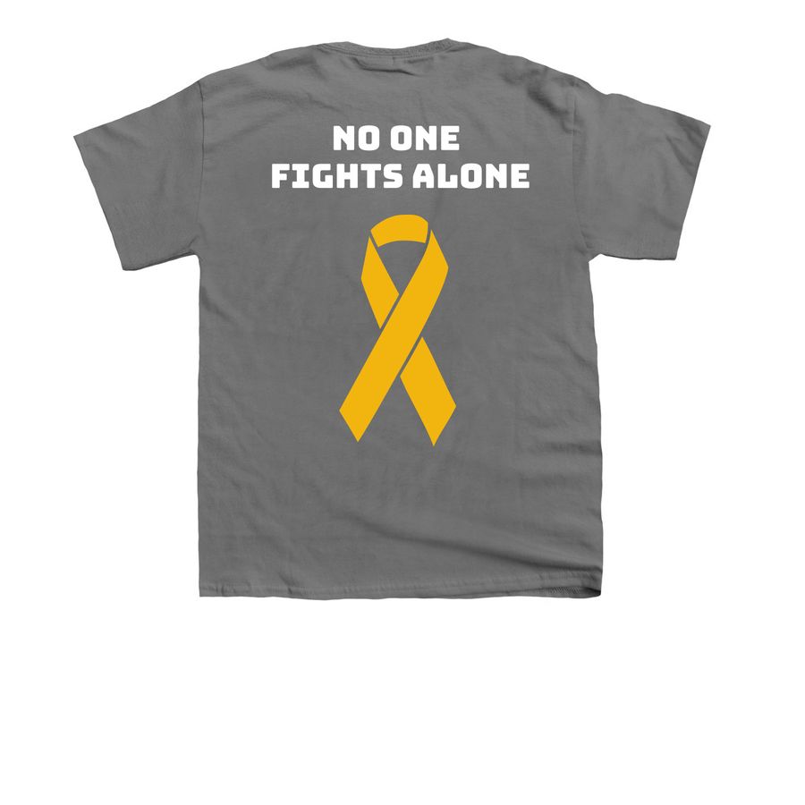 David Ingram Jr HOPE Shirts, a Charcoal Youth Unisex Tee (back-view)