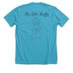 Be Like Buffy&nbsp;, a Heather Aqua Premium Unisex Tee (back-view)