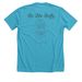 Be Like Buffy&nbsp;, a Heather Aqua Premium Unisex Tee (back-view)