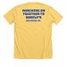 Leeds United Baltimore, a Heather Yellow Gold Premium Unisex Tee (back-view)