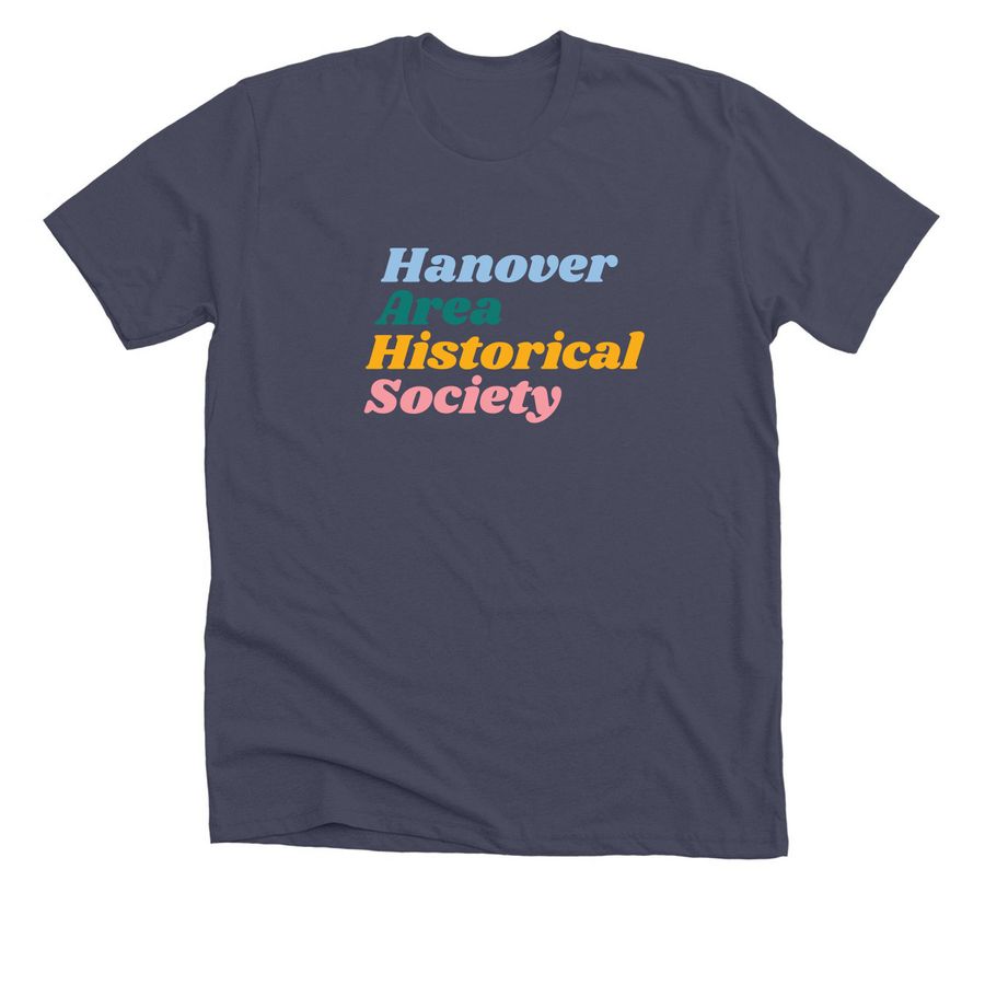 Retro Inspired Shirts, a Heather Midnight Navy Premium Unisex Tee