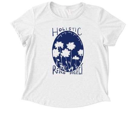 Every body, every cycle, every choice, a Fairly White Allmade Eco Triblend Women?s Scoop Neck Tee