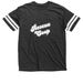 Retro Collection: Football Style Shirt, a Vintage Smoke / White Football Jersey Tee