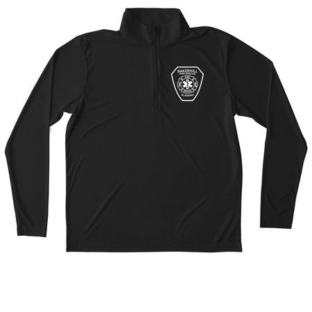 BHFR - Athletic Quarter-zip, a Black Unisex Performance Quarter Zip Pullover