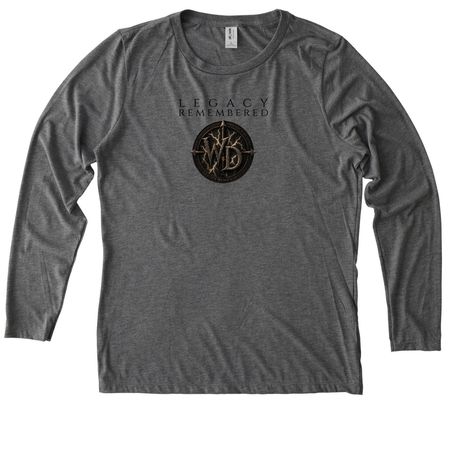 Warrior's Daughter - Legacy Series, a Aluminum Grey Allmade Eco Triblend Women?s Long Sleeve Tee