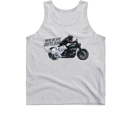 WILDLIFE OUTLAW, a Sport Grey Classic Unisex Tank Top