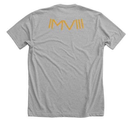 The Arc&nbsp;, a Athletic Heather Premium Unisex Tee (back-view)