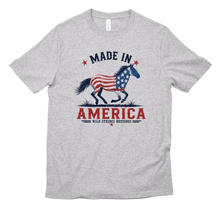 Limited Edition Patriotic Shirts, a Athletic Heather All-American Unisex Tee