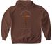 Campus Ministries Cross Hoodie, a Cocoa Softstyle Pullover Hoodie