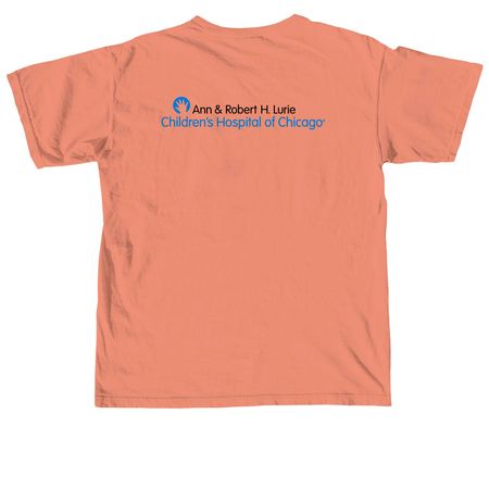 Cheeto the Pufferfish, a Terracotta Comfort Colors Unisex Tee (back-view)