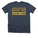 Foster Care Awareness, a Heather Midnight Navy Premium Unisex Tee