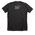 Toby Fundraiser, a Dark Grey Heather Premium Unisex Tee (back-view)