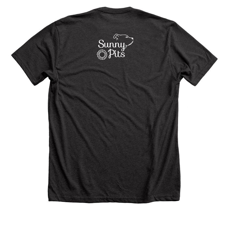 Toby Fundraiser, a Dark Grey Heather Premium Unisex Tee (back-view)