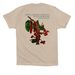 50HERTZ x BSC, a Tan Premium Cotton Tee (back-view)