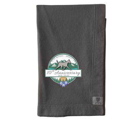 10th Anniversary Blanket, a Pepper Comfort Colors Blanket