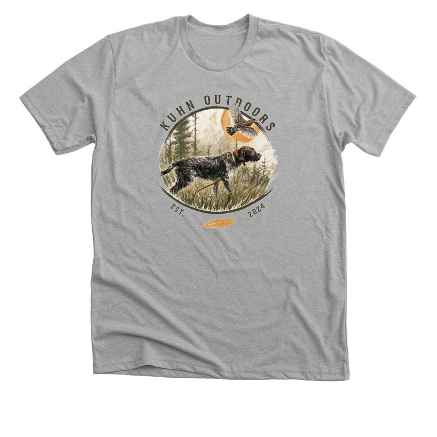 Kuhn Outdoors Apparel, a Athletic Heather Premium Unisex Tee