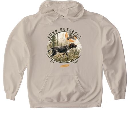Kuhn Outdoors Apparel, a Sand Gildan Softstyle Pullover Hoodie