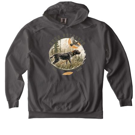 Kuhn Outdoors Apparel, a Pepper Comfort Colors Pullover Hoodie