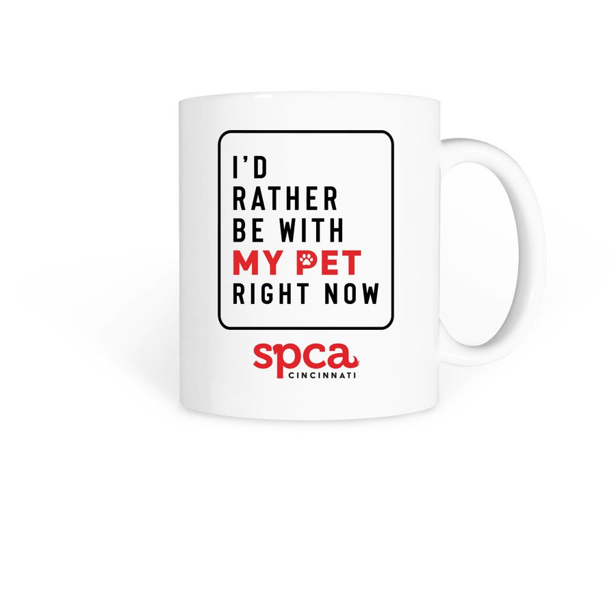 I'd Rather Be Mug, a White Coffee Mug