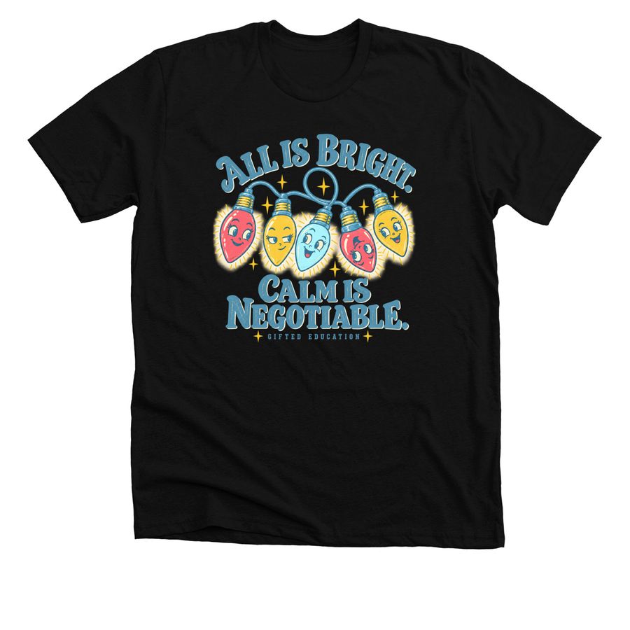 The Bright Bunch ? TAG Holiday Tee, a Solid Black Blend Premium Unisex Tee