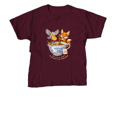 2026 Autumn Antics&nbsp;AOP Merch, a Maroon Youth Unisex Tee