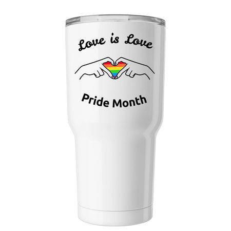 Celebrating Love, a White Insulated Tumbler