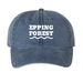 Hats, a Navy Printed Pigment Dye Baseball Cap