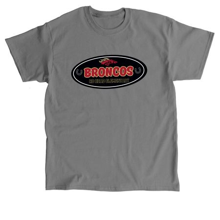 Broncos, a Charcoal Classic Unisex Tee