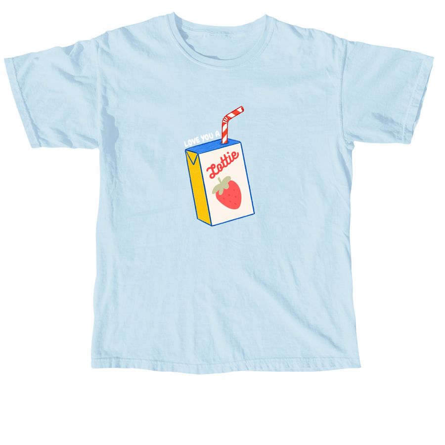 Love you a Lottie!, a Chambray Comfort Colors Unisex Tee