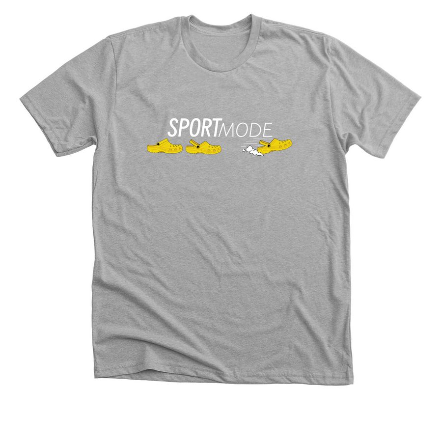 Sport Mode!, a Athletic Heather Premium Unisex Tee