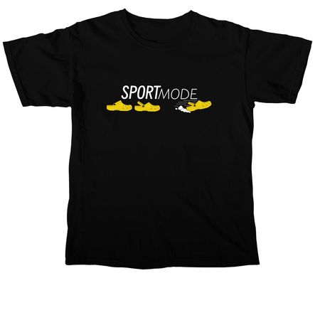 Sport Mode!, a Black Comfort Colors Unisex Tee
