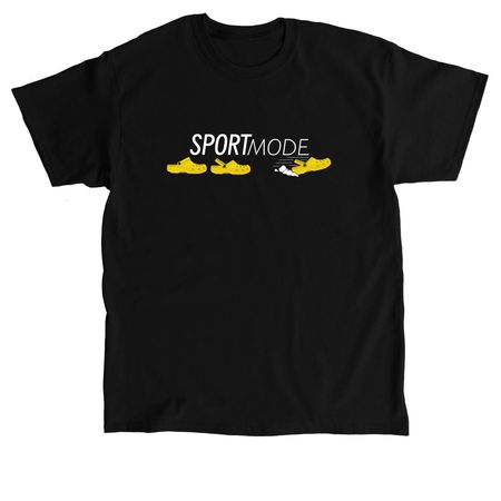 Sport Mode!, a Black Classic Unisex Tee