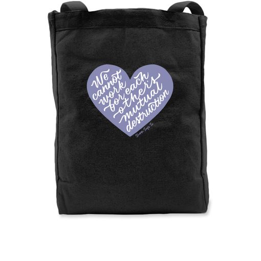 Mutual Destruction (Purple) Black Premium Tote Bag