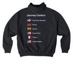 Classic JTDM Pullover, a Black Stanley/Stella Cooper Dry Pullover Hoodie (back-view)