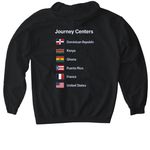Classic JTDM Pullover, a Black Gildan Softstyle Pullover Hoodie (back-view)