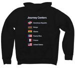 Classic JTDM Pullover, a Black Premium Pullover Hoodie (back-view)