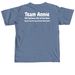 Professional Good Girl&nbsp;, a Blue Jean Comfort Colors Unisex Tee (back-view)