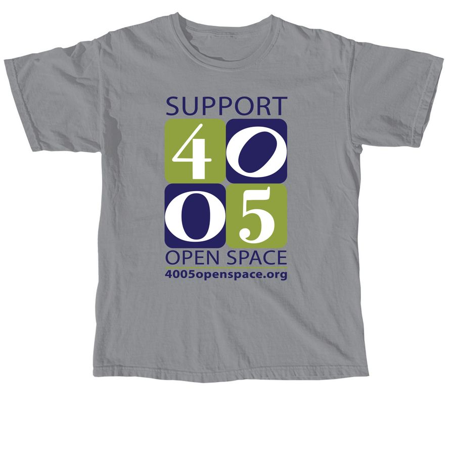 Support Open Space, a Granite Comfort Colors Unisex Tee