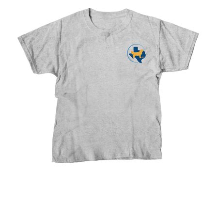 GBGRR YOUTH Shirts/Hoodies-Logo Front & Back, a Sport Grey Youth Unisex Tee