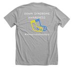 T21 Merch, a Athletic Heather Premium Unisex Tee (back-view)