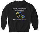 T21 Merch, a Black Gildan Softstyle Pullover Hoodie (back-view)