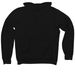 Adult Blades Fitted Hoodie, a Black Premium Pullover Hoodie (back-view)