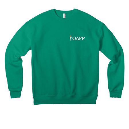OAFP Logo Gear, a Kelly Premium Drop Shoulder Sweatshirt