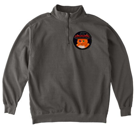 THE ORIGINALS, a Pepper Comfort Colors Quarter Zip Pullover