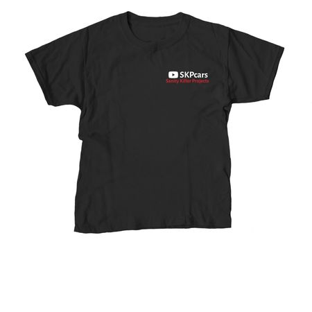 SKPcars Millennials Guide, a Black Youth Unisex Tee