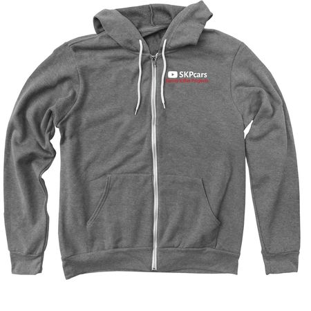 SKPcars Millennials Guide, a Deep Heather Zip Up Hoodie