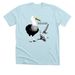 Charles Darwin Foundation: Waved Albatross, a Heather Ice Blue Premium Unisex Tee
